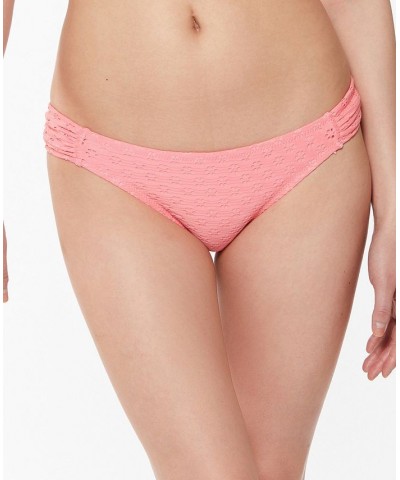 Sweet Tooth Solids Shirred Hipster Bikini Bottoms Fizz $10.88 Swimsuits