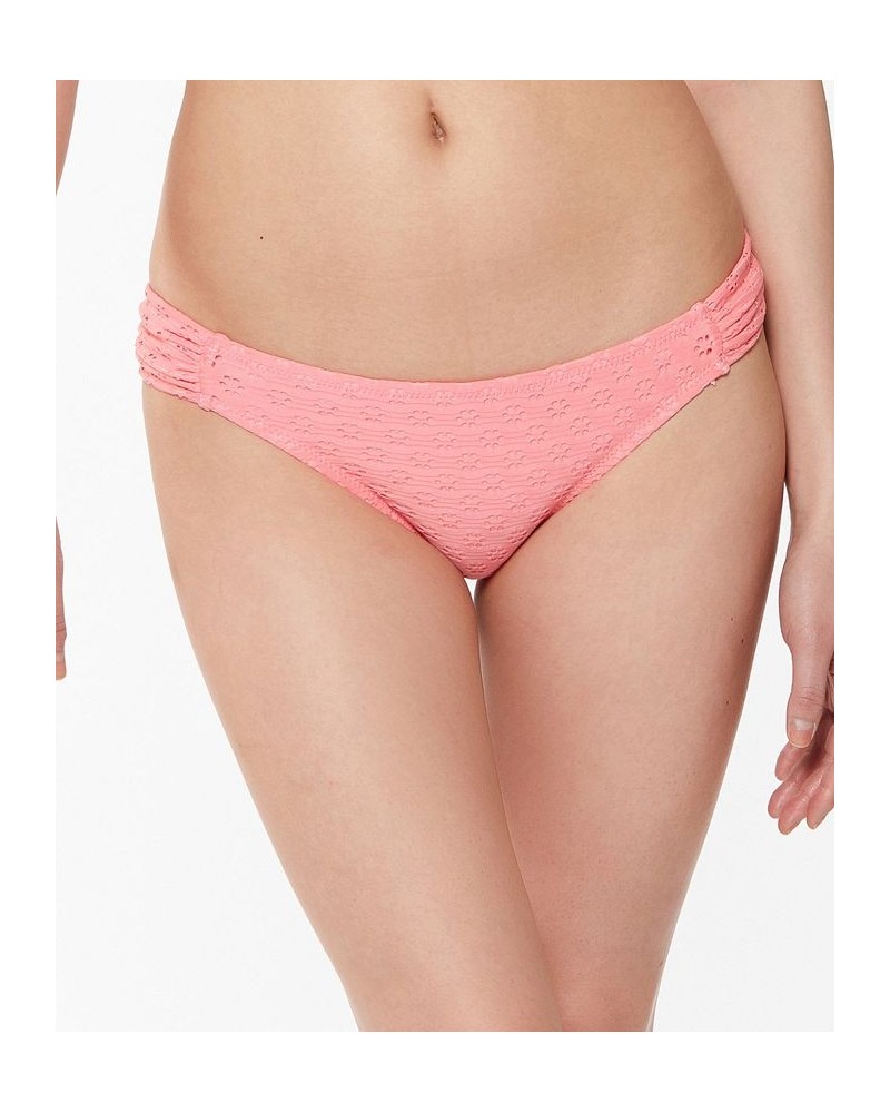 Sweet Tooth Solids Shirred Hipster Bikini Bottoms Fizz $10.88 Swimsuits