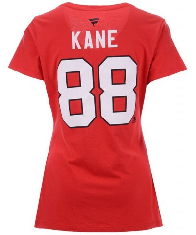 Fanatics Women's Patrick Kane Chicago Blackhawks Player T-Shirt Red $19.32 Tops