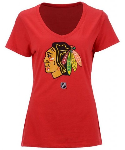 Fanatics Women's Patrick Kane Chicago Blackhawks Player T-Shirt Red $19.32 Tops