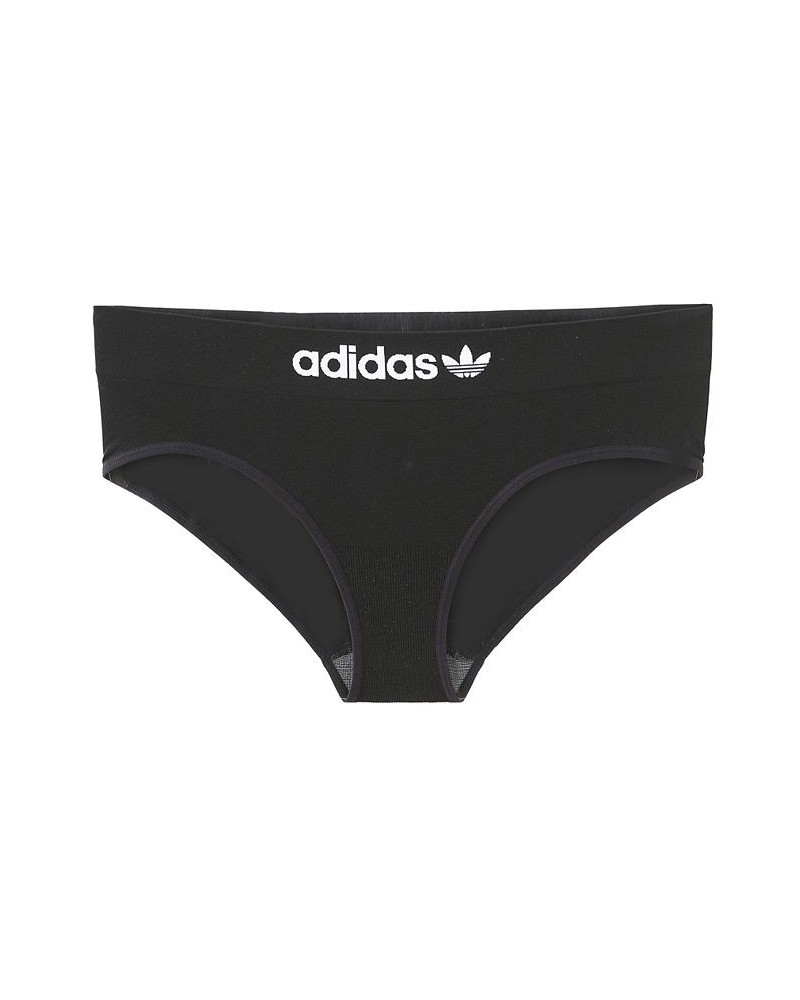 Women's Seamless Hipster Underwear 4A4H67 Black $9.57 Underwears
