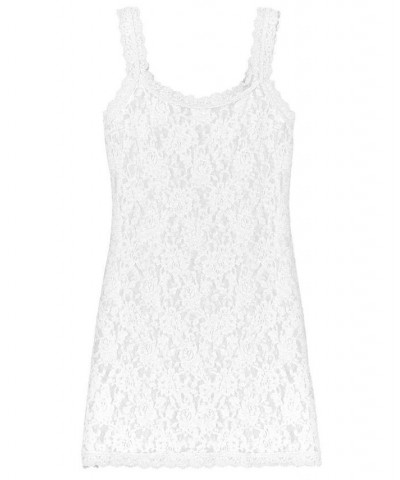 Signature Sheer Lace Lingerie Camisole 1390L White $34.00 Tops