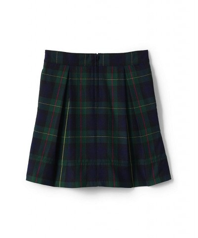 School Uniform Women's Plaid Pleated Skort Top of Knee Hunter/classic navy plaid $31.24 Skirts