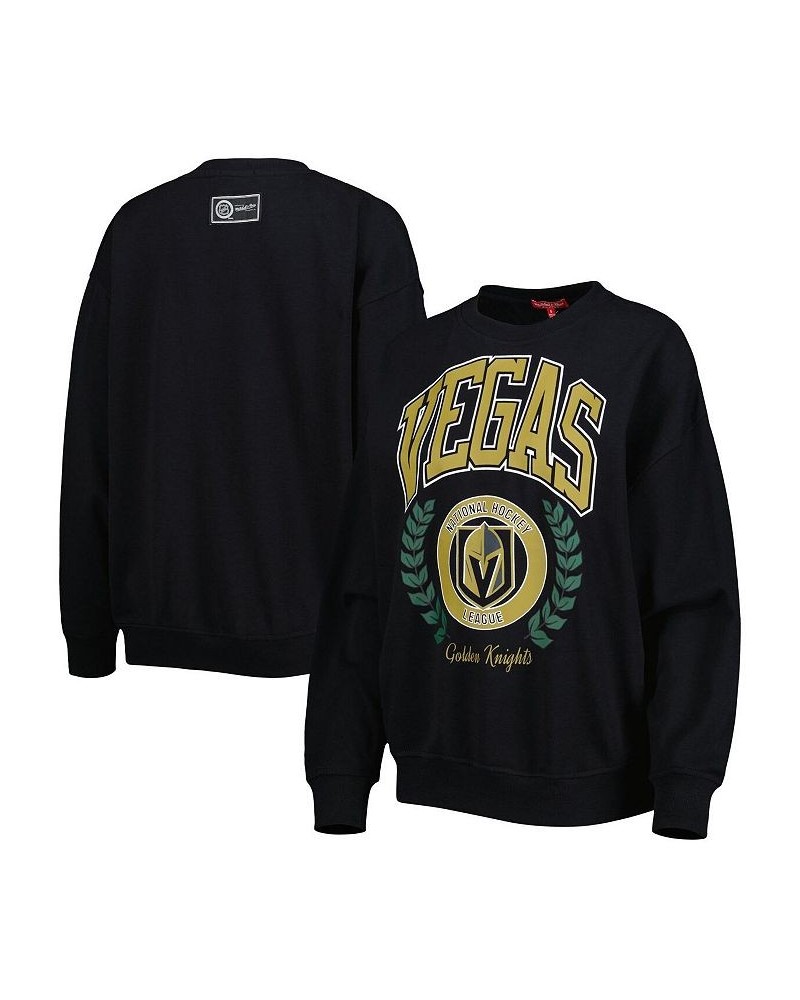 Women's Black Vegas Golden Knights Logo 2.0 Pullover Sweatshirt Black $36.80 Sweatshirts