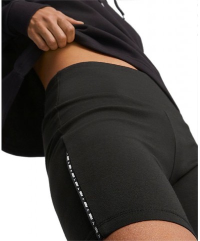 Women's Power Tape Pull-On Logo Shorts Puma Black $17.23 Shorts