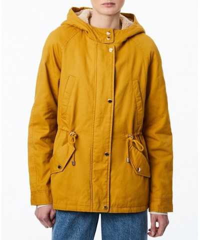 Juniors' Hooded Anorak Jacket Burgundy $20.31 Coats