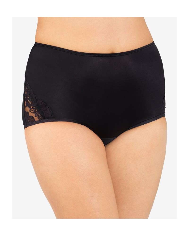 Perfectly Yours Lace Nouveau Nylon Brief Underwear 13001 extended sizes available Black $9.74 Panty