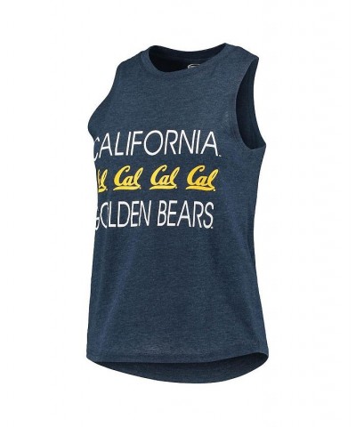 Women's Navy Gold Cal Bears Team Tank Top and Pants Sleep Set Navy, Gold-Tone $33.14 Pajama