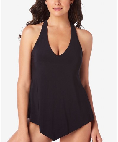 Solid Taylor DD-Cup Tankini Top Black $44.16 Swimsuits