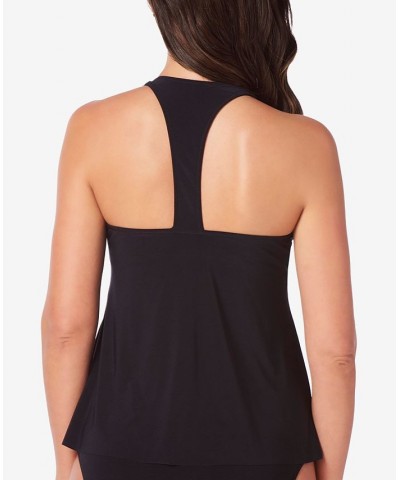 Solid Taylor DD-Cup Tankini Top Black $44.16 Swimsuits