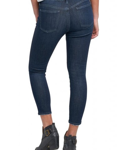 Women's Banning Mid Rise Skinny Cropped Jeans Indigo $51.06 Jeans