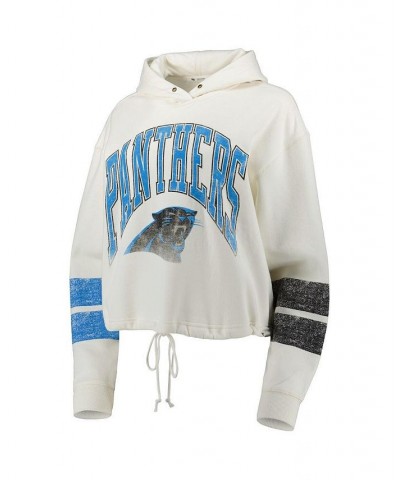 Women's Oatmeal Carolina Panthers Harper Pullover Hoodie Oatmeal $35.10 Sweatshirts