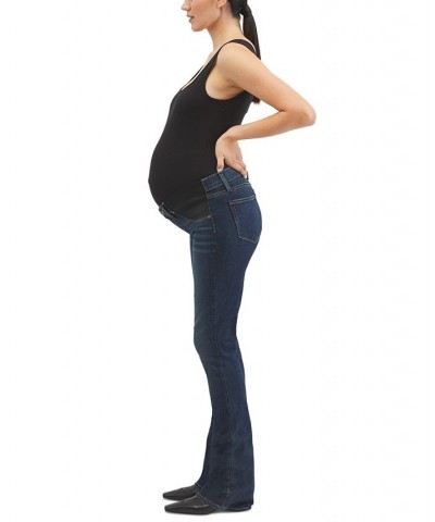 Square-Neck Ribbed Maternity Bodysuit Black Beauty $25.20 Tops