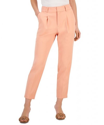 Women's Tapered-Leg Pants Pink $21.93 Pants