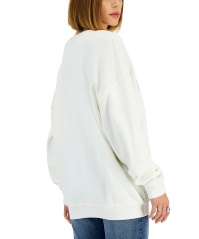Juniors' ACDC Pullover Sweatshirt White $17.99 Tops
