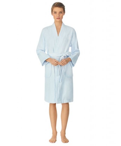 Greenwich Woven Terry Bath Robe Blue $47.17 Sleepwear