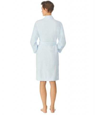 Greenwich Woven Terry Bath Robe Blue $47.17 Sleepwear