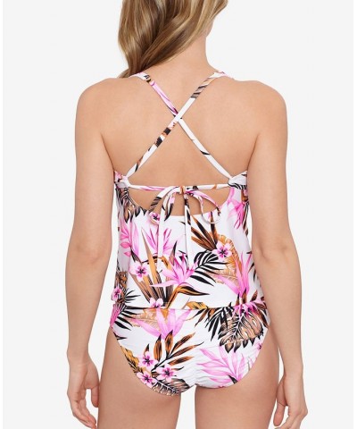 Women's Tropic Time Printed V-Wire Tankini Top Tropic Time $23.99 Swimsuits