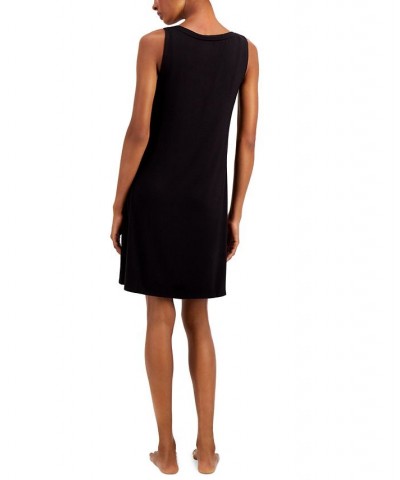 V-Neck Sleeveless Nightgown Hy Charcoal $11.35 Sleepwear