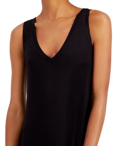 V-Neck Sleeveless Nightgown Hy Charcoal $11.35 Sleepwear