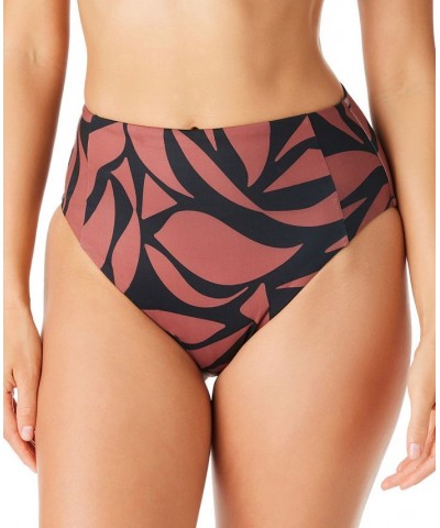 Abstract Animal High Waist Bikini Bottoms Earth $37.95 Swimsuits