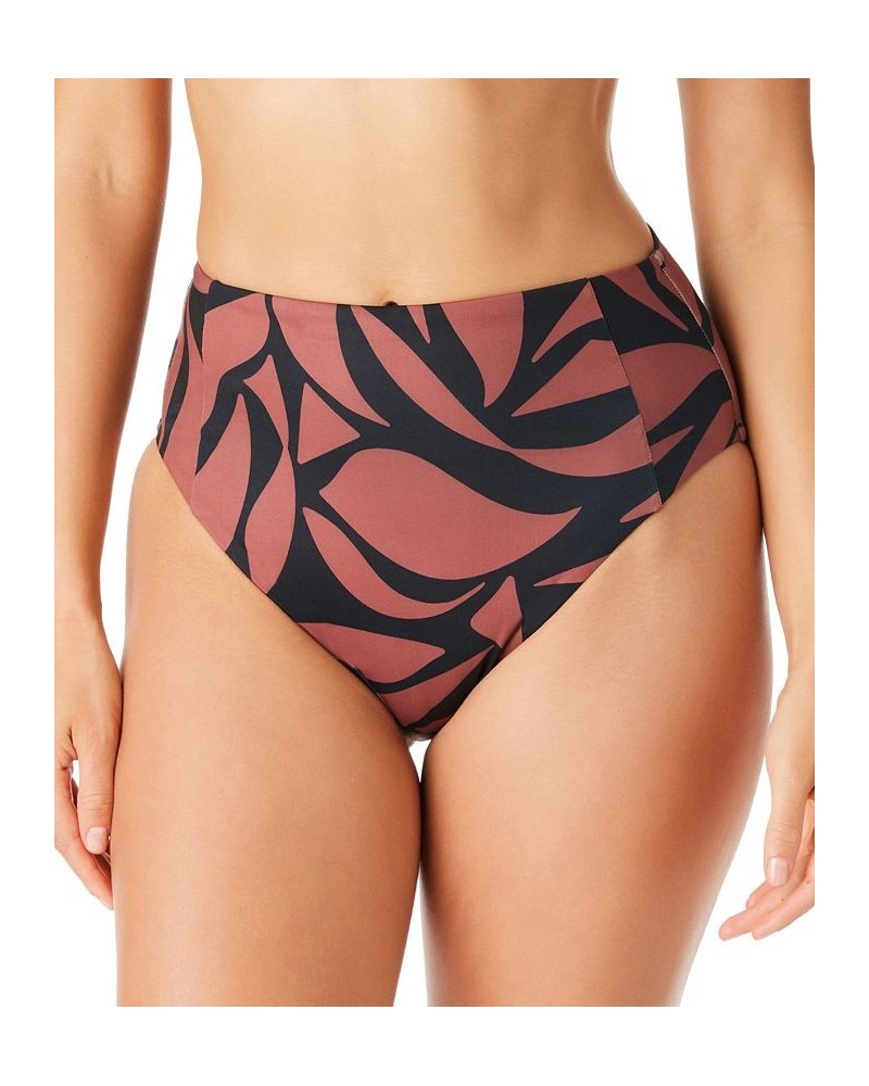 Abstract Animal High Waist Bikini Bottoms Earth $37.95 Swimsuits