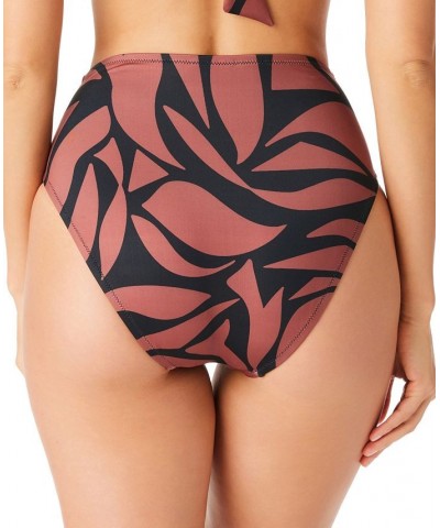 Abstract Animal High Waist Bikini Bottoms Earth $37.95 Swimsuits