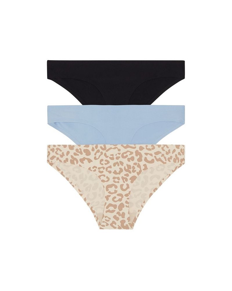 Women's Skinz Hipster Pack of 3 Black, Cove, Sandlewood Leopard $25.30 Panty