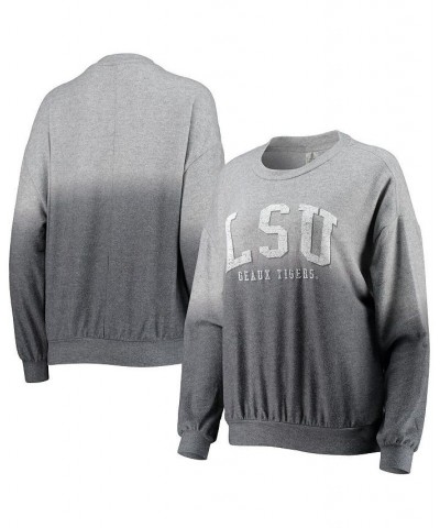 Women's Charcoal Gray LSU Tigers Slow Fade Hacci Ombre Pullover Sweatshirt Charcoal, Gray $27.30 Sweatshirts
