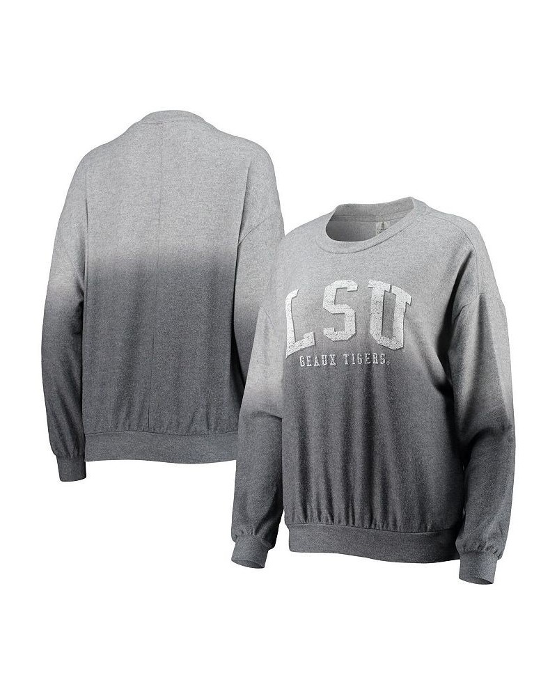 Women's Charcoal Gray LSU Tigers Slow Fade Hacci Ombre Pullover Sweatshirt Charcoal, Gray $27.30 Sweatshirts