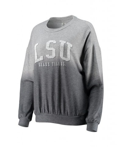 Women's Charcoal Gray LSU Tigers Slow Fade Hacci Ombre Pullover Sweatshirt Charcoal, Gray $27.30 Sweatshirts