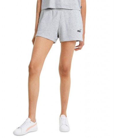 Women's Active Logo Shorts Gray $17.20 Shorts