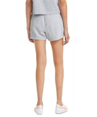 Women's Active Logo Shorts Gray $17.20 Shorts