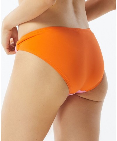 Women's O-Ring Colorblocked Bikini Bottoms Soft Pink $24.40 Swimsuits