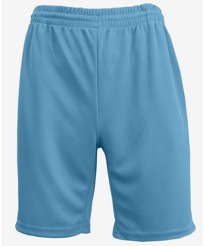 Women's Loose Fit Quick Dry Mesh Shorts Light Blue $17.34 Shorts