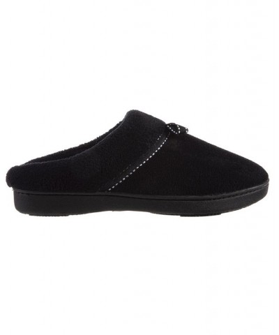 Women's Micro Terry Milly Hoodback Slipper Black $10.18 Shoes