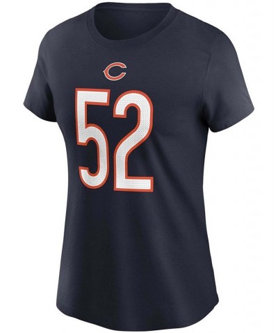 Women's Khalil Mack Navy Chicago Bears Name Number T-shirt Navy $20.70 Tops