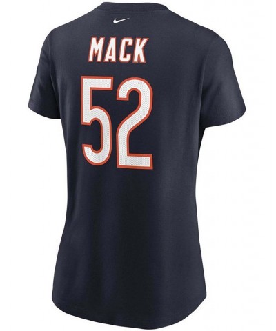 Women's Khalil Mack Navy Chicago Bears Name Number T-shirt Navy $20.70 Tops