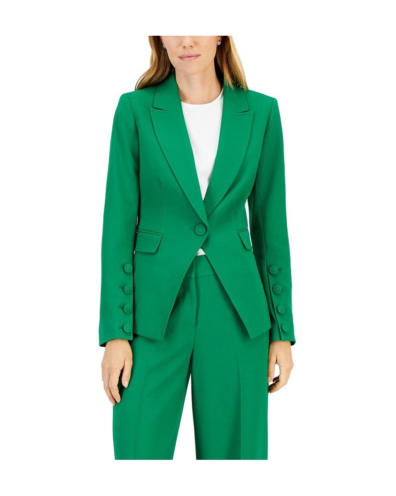 One-Button Blazer Green $72.67 Jackets