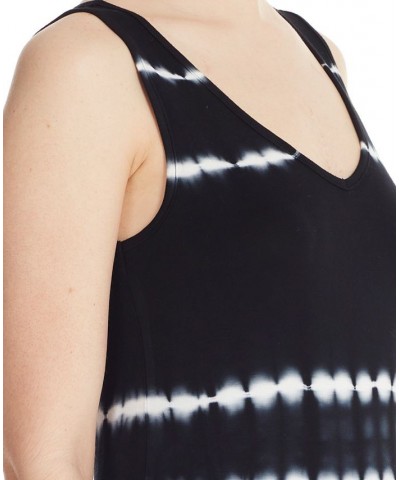 Marc New York Women's Performance Tie Dye V-neck Maxi Dress Black $23.13 Dresses