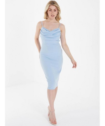 Sweetheart Midi Dress - Women Light blue $41.81 Dresses