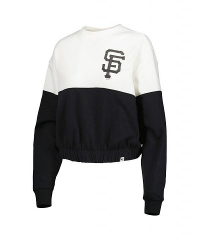 Women's White Black San Francisco Giants Take Two Bonita Pullover Sweatshirt White, Black $44.10 Sweatshirts