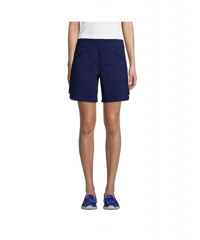 Women's Tall Active Pocket Shorts Blue $37.20 Shorts